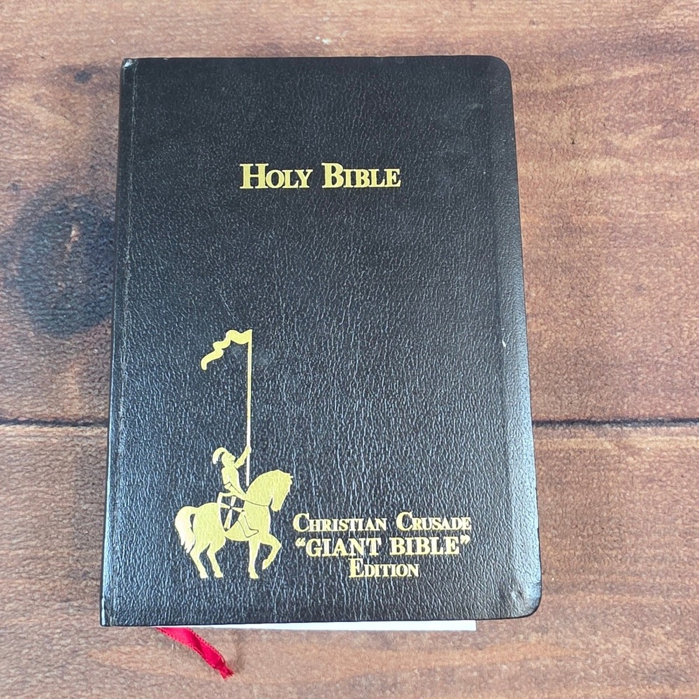 American Christian College Press Bible OS Black Excellent Giant Print KJV 1973